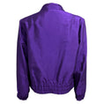 Load image into Gallery viewer, Dries Van Noten Purple Zip Front Bomber Jacket
