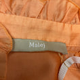 Load image into Gallery viewer, Malej Sorbet Orange Embroidered Long Sleeved Mini Dress
