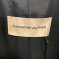 Load image into Gallery viewer, Alexandre Vauthier Black Satin Open Jacket with Belt
