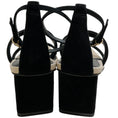 Load image into Gallery viewer, Alexandre Birman Black Suede Lally Pillar 60 Sandals
