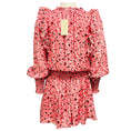 Load image into Gallery viewer, Ramy Brook Pink Penelope Printed Ruffle Mini Dress
