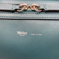 Load image into Gallery viewer, Metier Lost at Sea Teal Blue Verite City Small Handmade Italian Calfskin Leather Handbag
