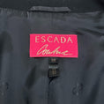 Load image into Gallery viewer, Escada Couture Black Crepe Ruffle Jacket
