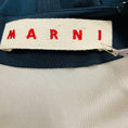 Load image into Gallery viewer, Marni Deep Blue Bonded Viscose Short Sleeved Crew Neck Blouse
