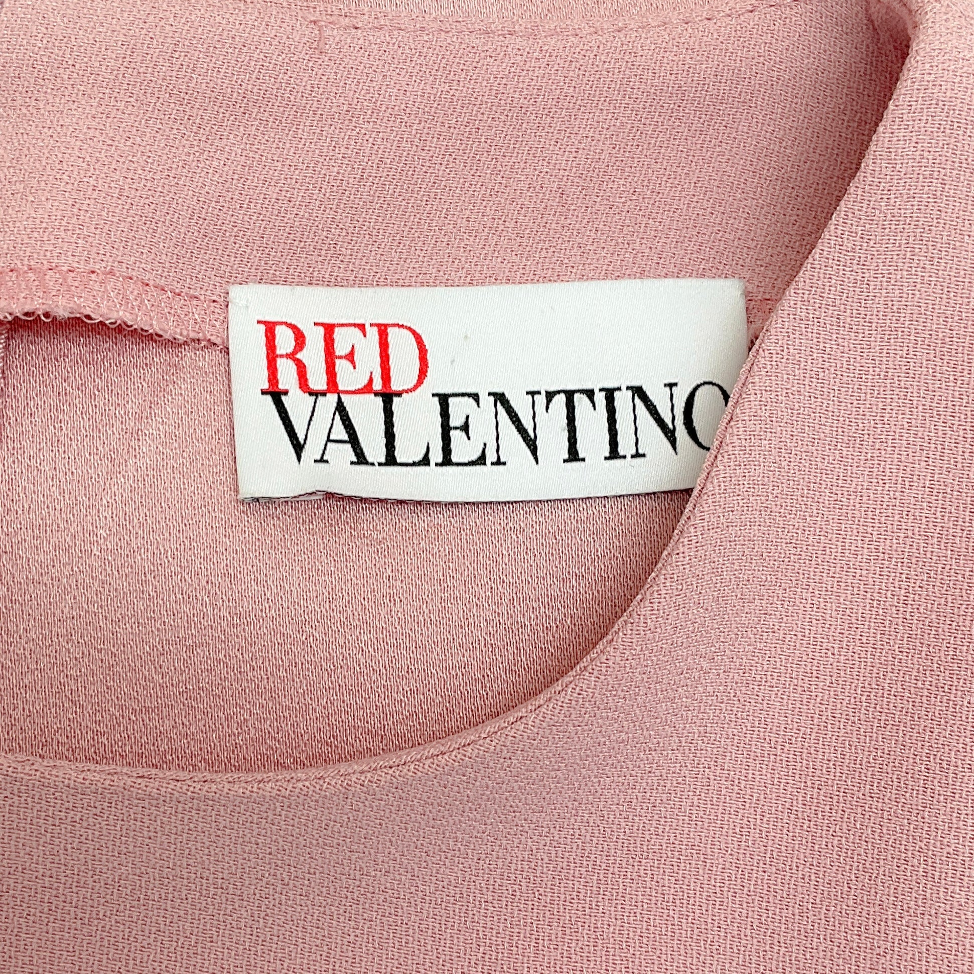 RED Valentino Light Pink Drop Waist Dress