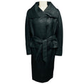 Load image into Gallery viewer, Max Mara Black Textured Houndstooth Jacquard Jacket and Skirt Suit Set
