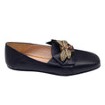 Load image into Gallery viewer, Gucci Black Queen Margaret Nappa Calfskin Leather Loafers
