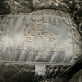 Load image into Gallery viewer, Burberry Prorsum Blue / Black Fur Trimmed Velvet Jacquard Jacket
