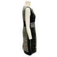 Load image into Gallery viewer, Max Mara Ivory / Black Printed Sleeveless Cotton and Linen Dress
