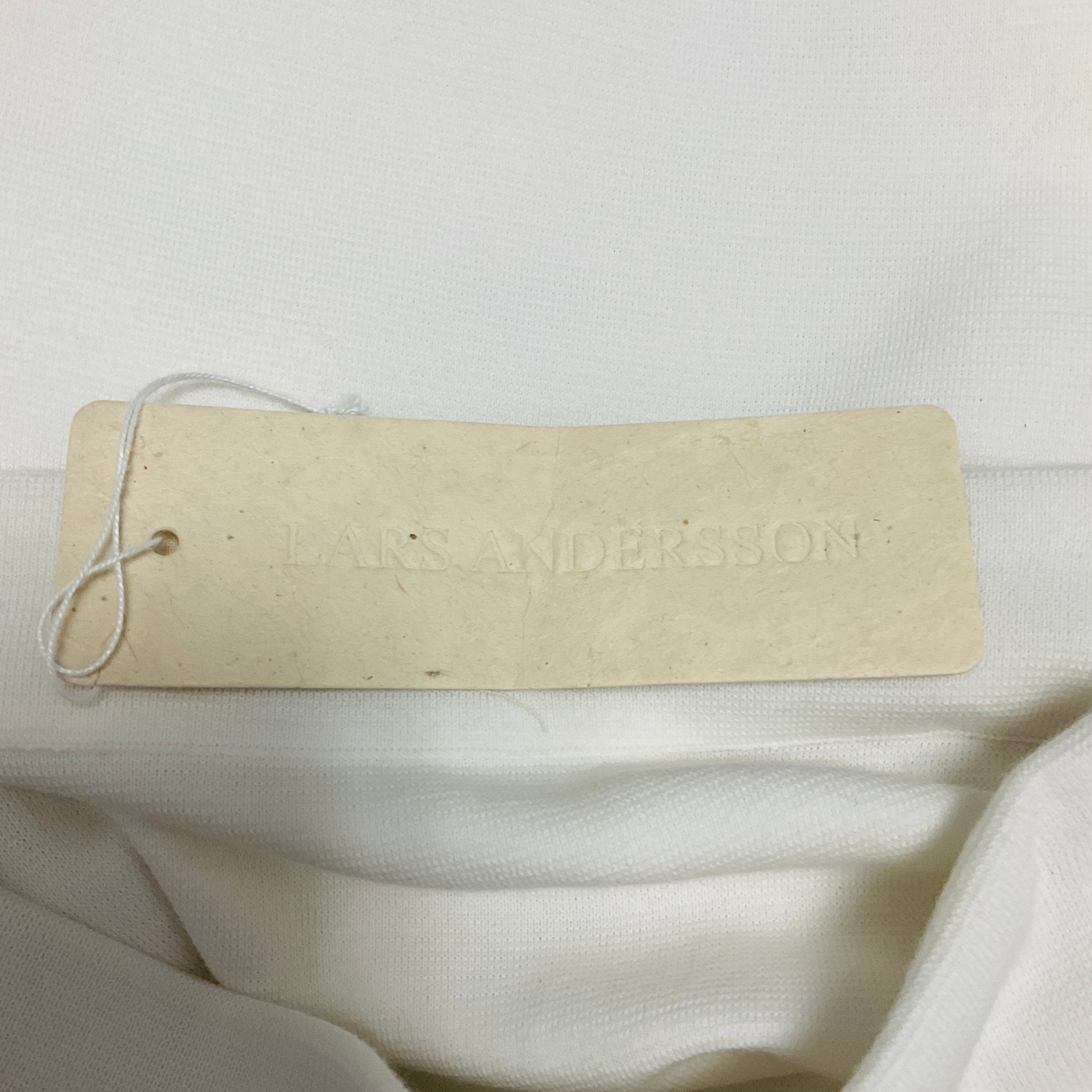 Lars Andersson White Full Milano Knit Long Skirt