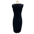 Load image into Gallery viewer, Max Mara Navy Blue Sleeveless Wool Shift Dress
