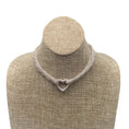 Load image into Gallery viewer, Tiffany & Co. Sterling Silver Multi Strand Mesh Heart Choker Toggle Necklace
