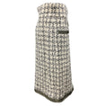 Load image into Gallery viewer, Chanel Ivory / Black / Grey 2009 Ribbon Trimmed Boucle Tweed Skirt
