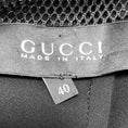 Load image into Gallery viewer, Gucci Black Keyhole Opening Long Sleeved Plunge Back Cocktail Dress
