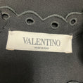 Load image into Gallery viewer, Valentino Black Cut Out Neck Short Sleeved Flared Knit Dress
