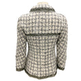 Load image into Gallery viewer, Chanel Ivory / Black / Grey 2009 Ribbon Trimmed Boucle Tweed Jacket
