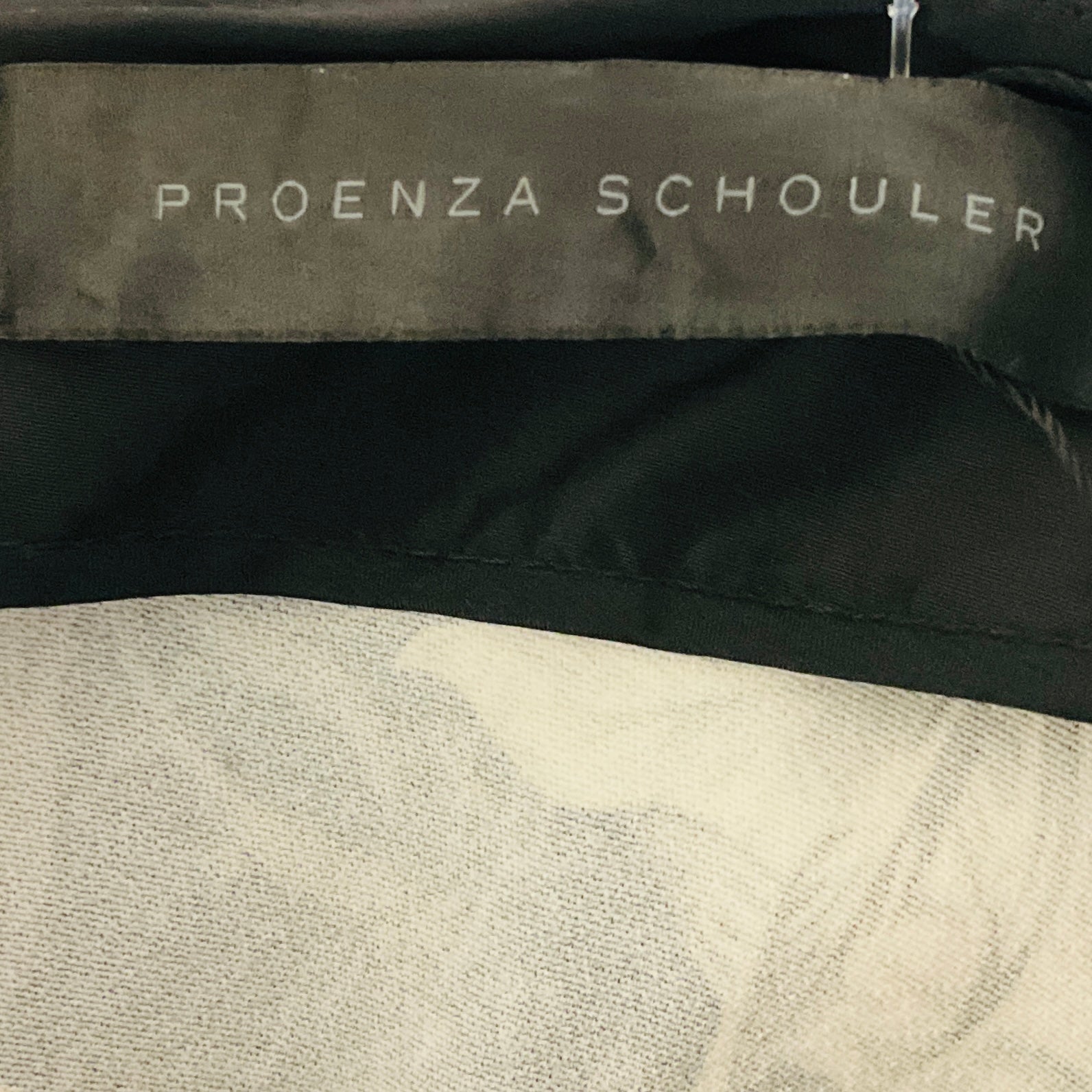 Proenza Schouler Black / Orange Multi Floral Printed Skirt