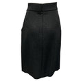 Load image into Gallery viewer, Chanel Black 2009 Front Pleat Wool Tweed Skirt
