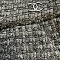 Load image into Gallery viewer, Chanel Black 2009 Front Pleat Wool Tweed Skirt
