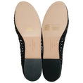 Load image into Gallery viewer, Freda Salvador Black Leather Riley Woven Round Toe Flats
