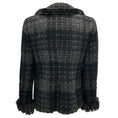 Load image into Gallery viewer, Chanel Black / Charcoal Grey / Silver / Gold Metallic 2008 Wool Tweed Jacket
