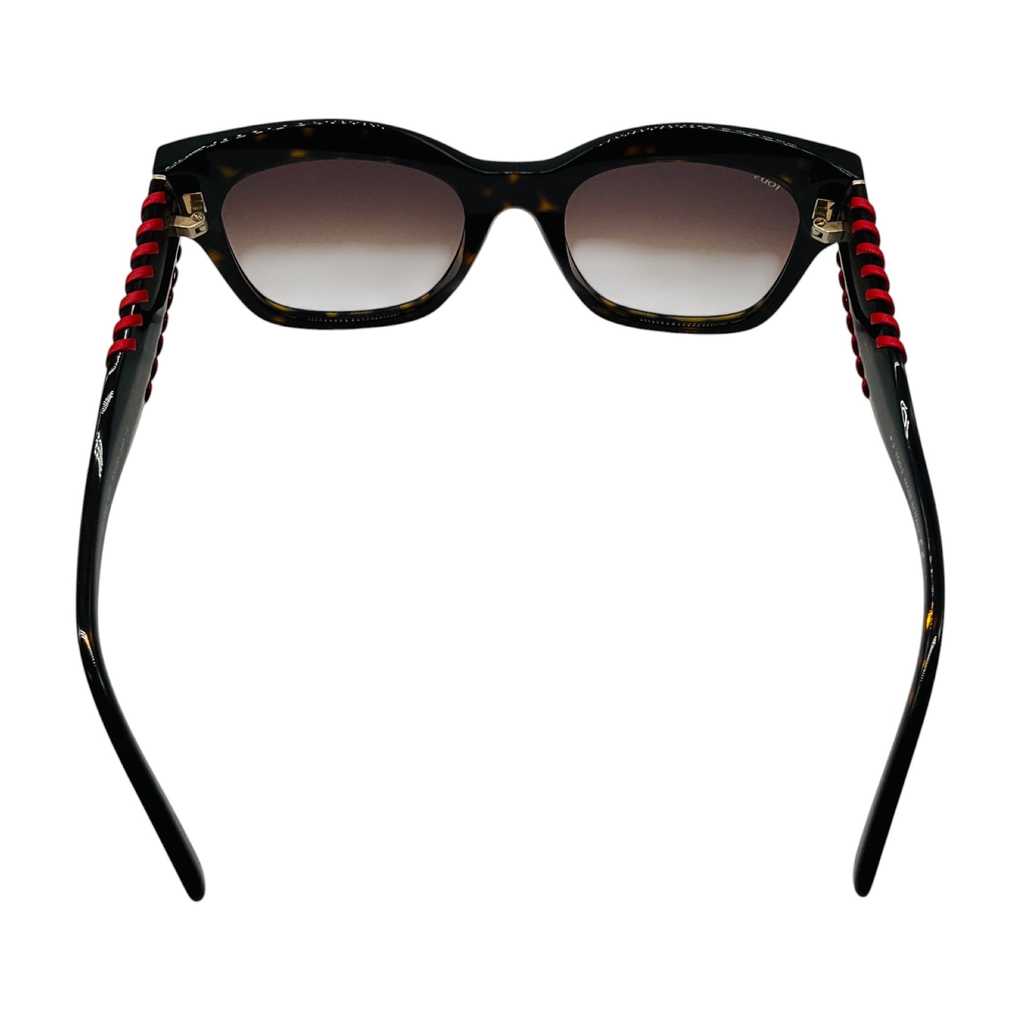 Tod's Dark Havana / Red Butterfly Sunglasses