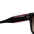 Load image into Gallery viewer, Tod's Dark Havana / Red Butterfly Sunglasses
