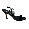 Load image into Gallery viewer, Manolo Blahnik Bead Embellished Suede Sandals
