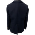 Load image into Gallery viewer, Sacai Ivory Cable Knit Sleeveless Sweater with Detachable Navy Blazer Overlay
