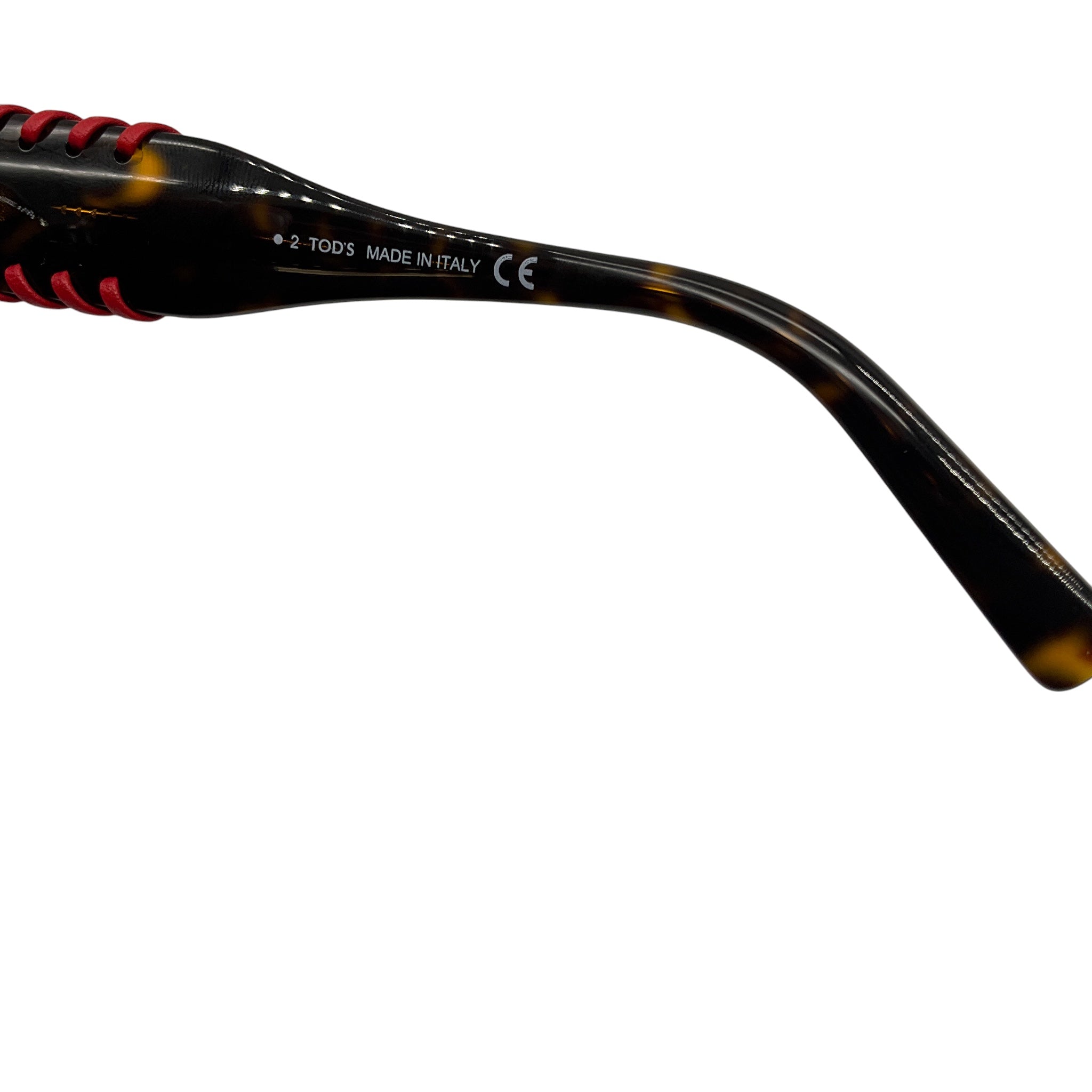 Tod's Dark Havana / Red Butterfly Sunglasses