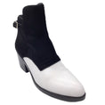 Load image into Gallery viewer, Alexander Wang White / Black Leather and Calf Hair Boots

