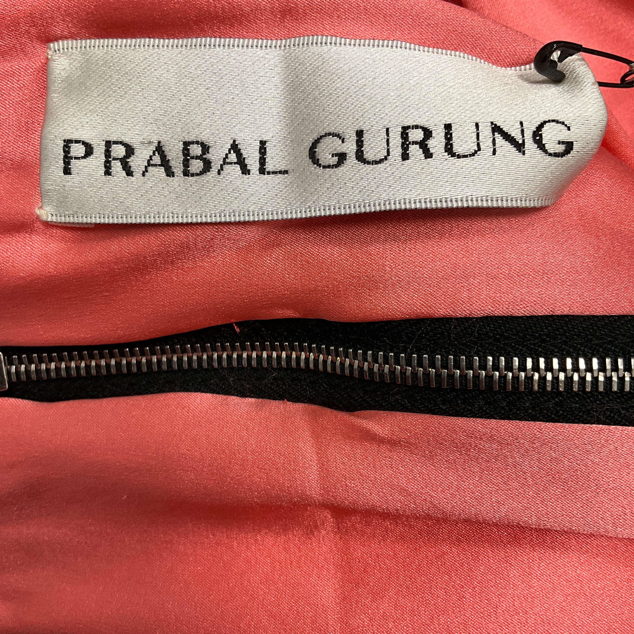 Prabal Gurung Coral Scuba Tank Dress