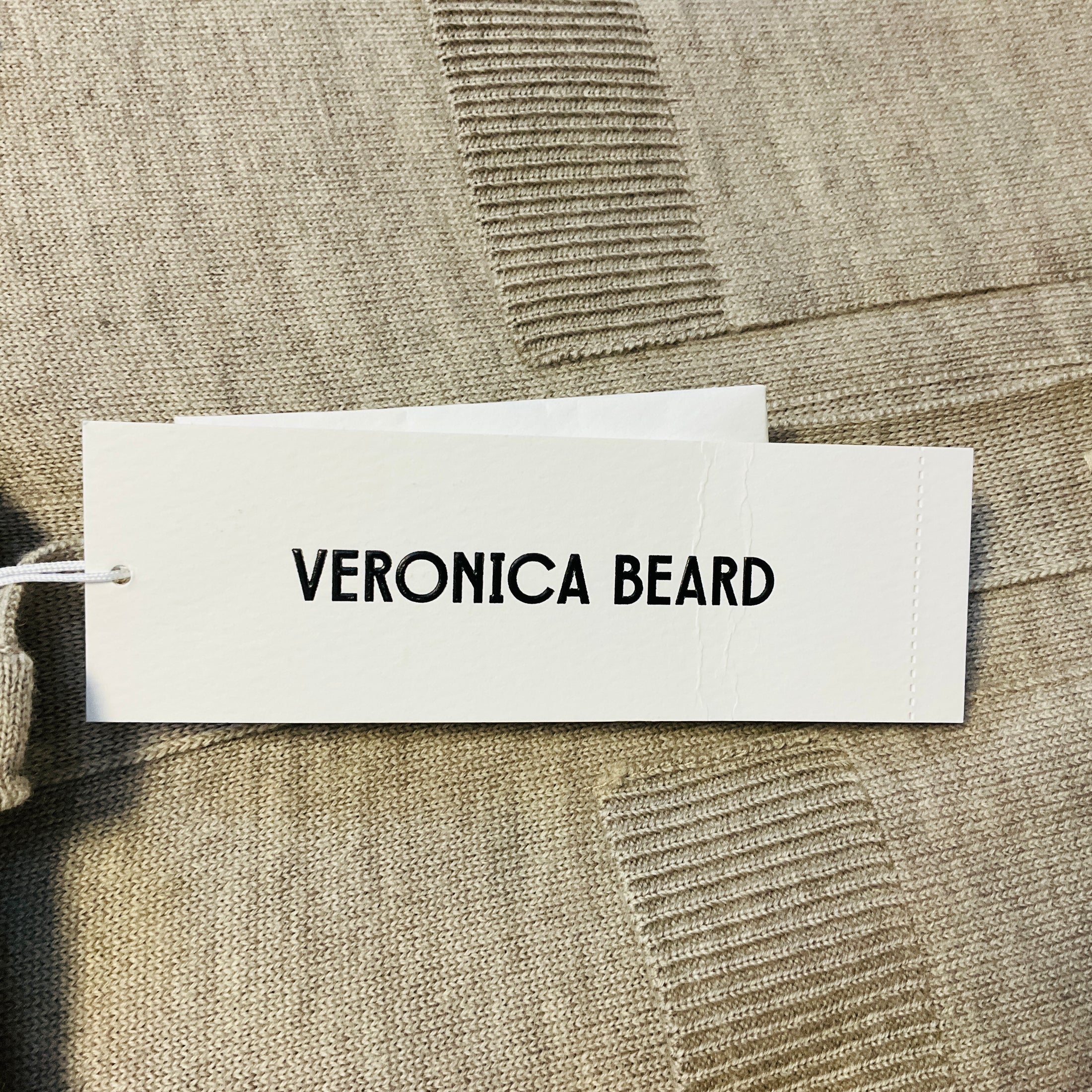 Veronica Beard Oatmeal Melange Madden Knit Dress
