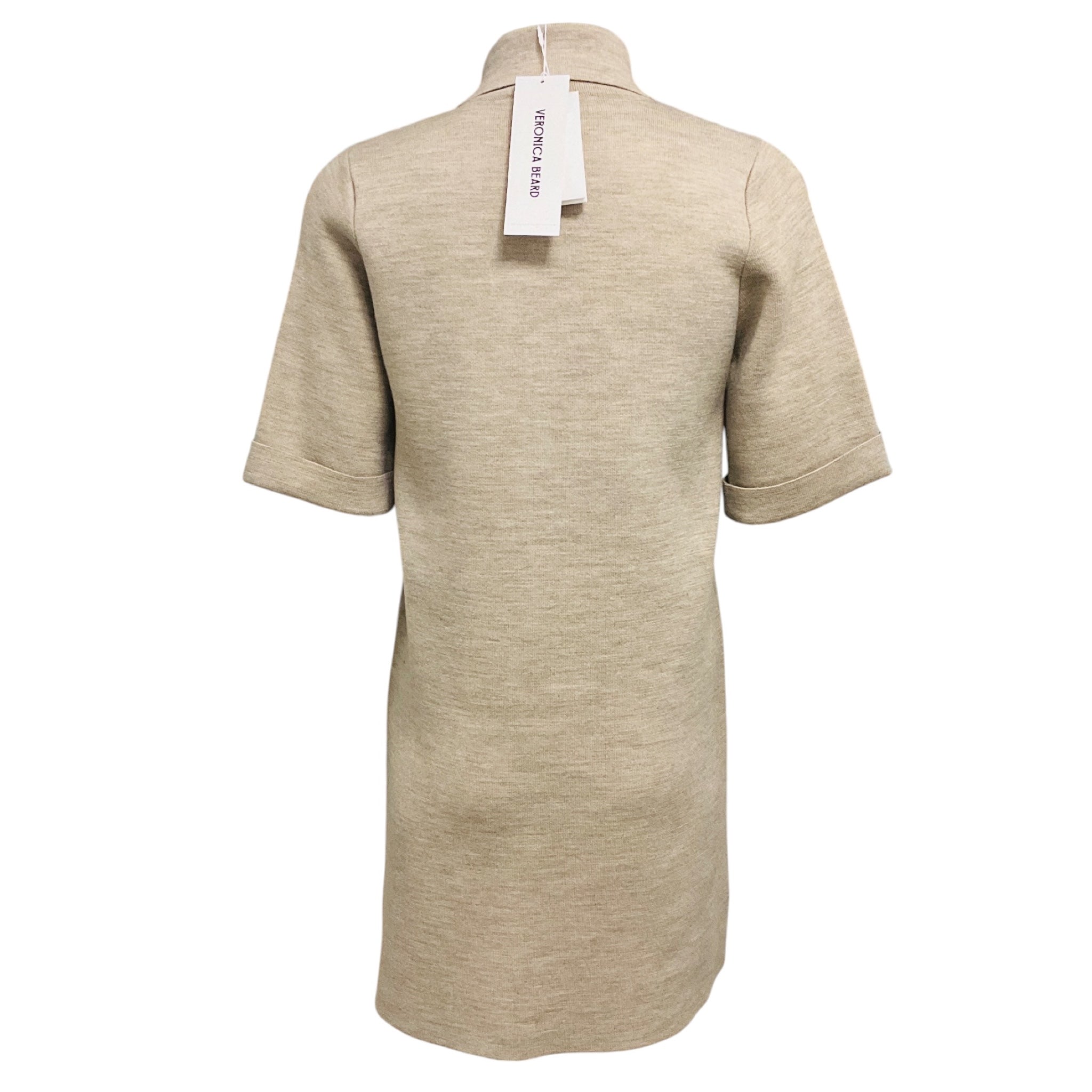 Veronica Beard Oatmeal Melange Madden Knit Dress