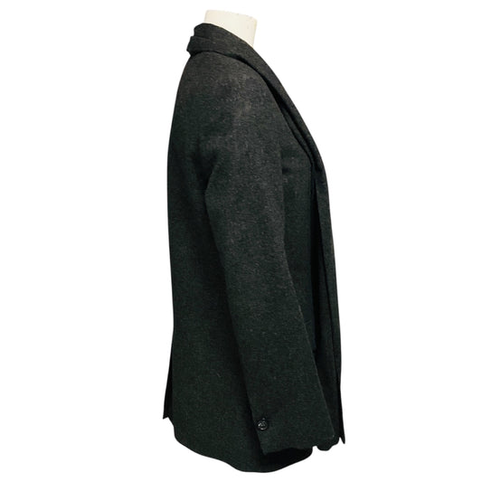 Toteme Charcoal Melange Scarf Blazer Jacket