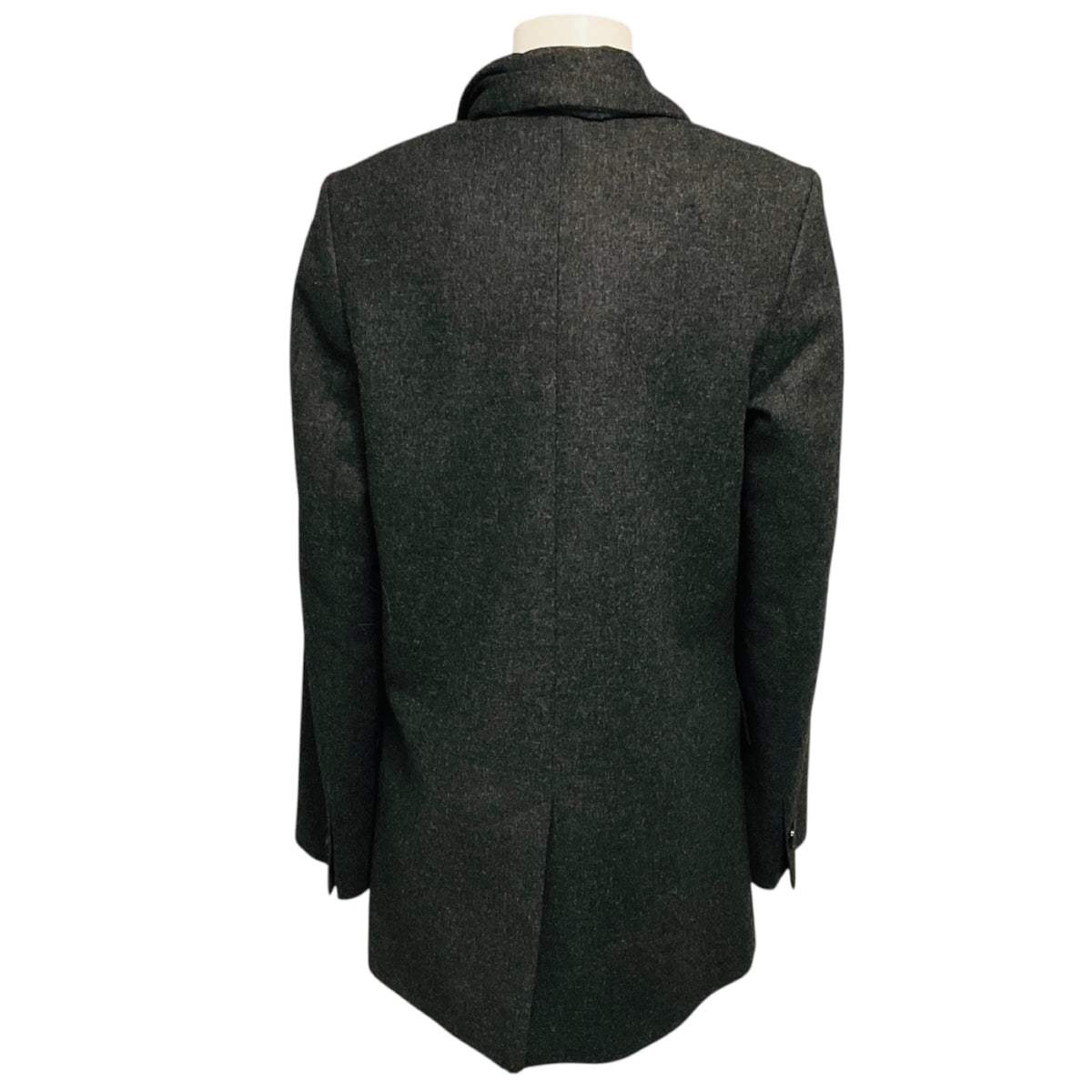 Toteme Charcoal Melange Scarf Blazer Jacket