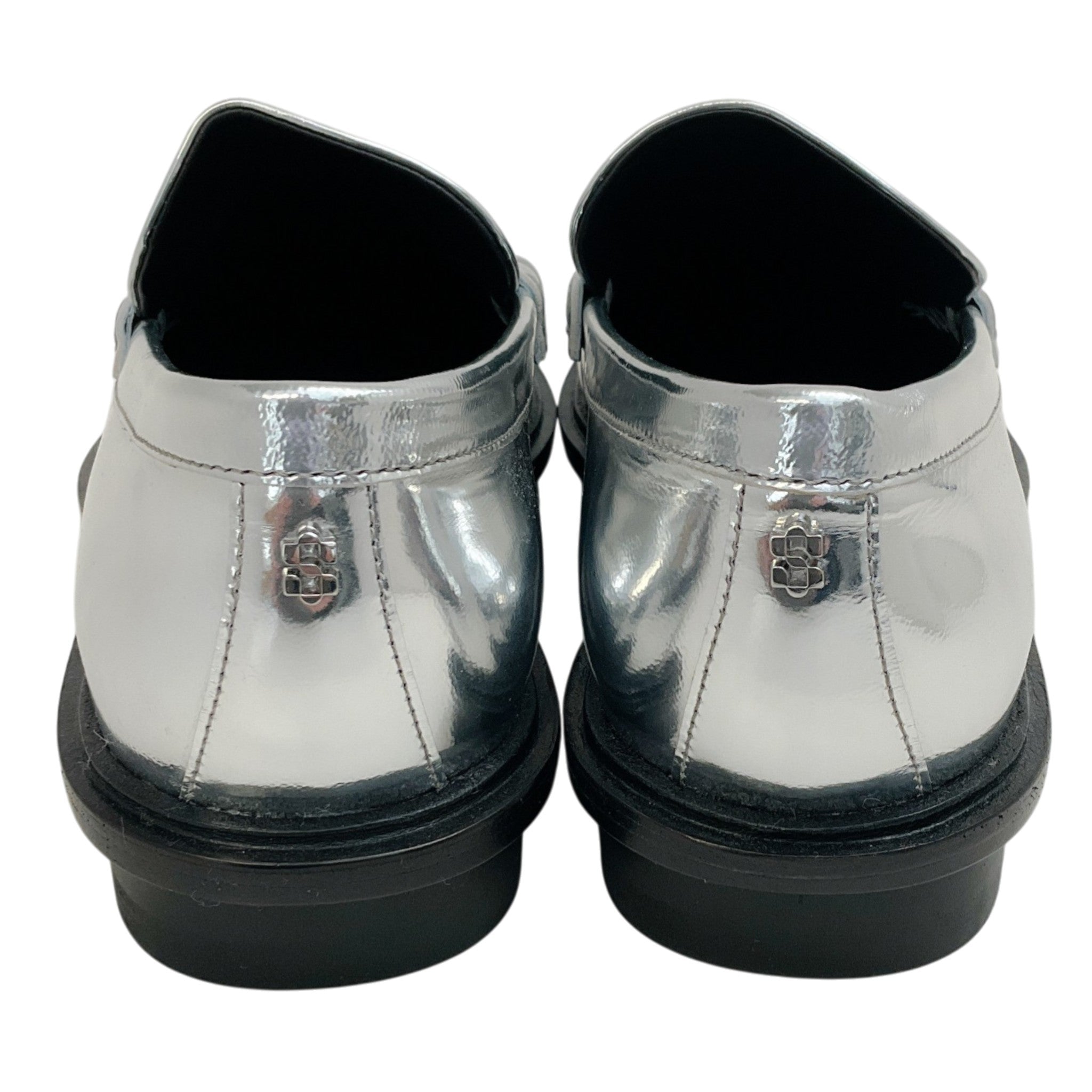 Simkhai Silver Metallic Leather Harper Loafers
