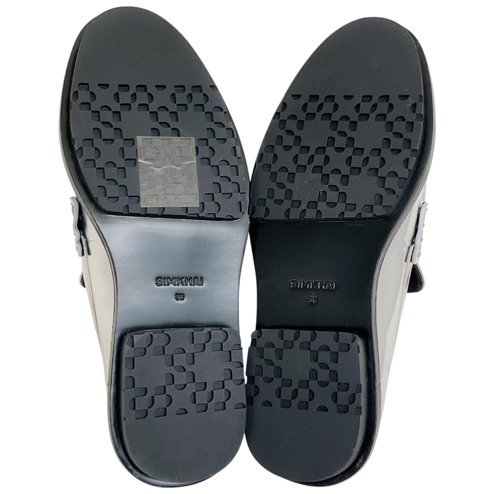 Simkhai Silver Metallic Leather Harper Loafers