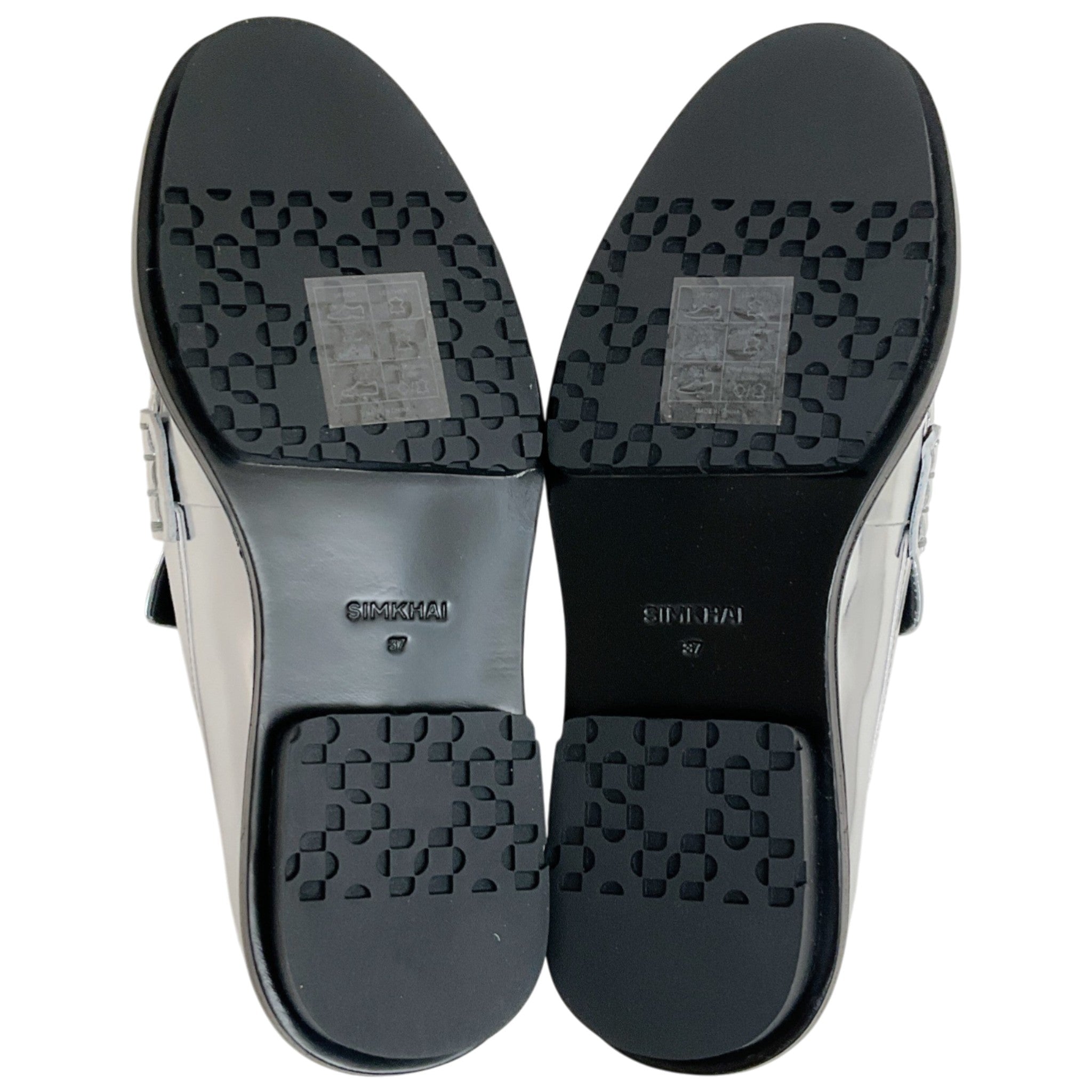 Simkhai Silver Metallic Leather Harper Loafers