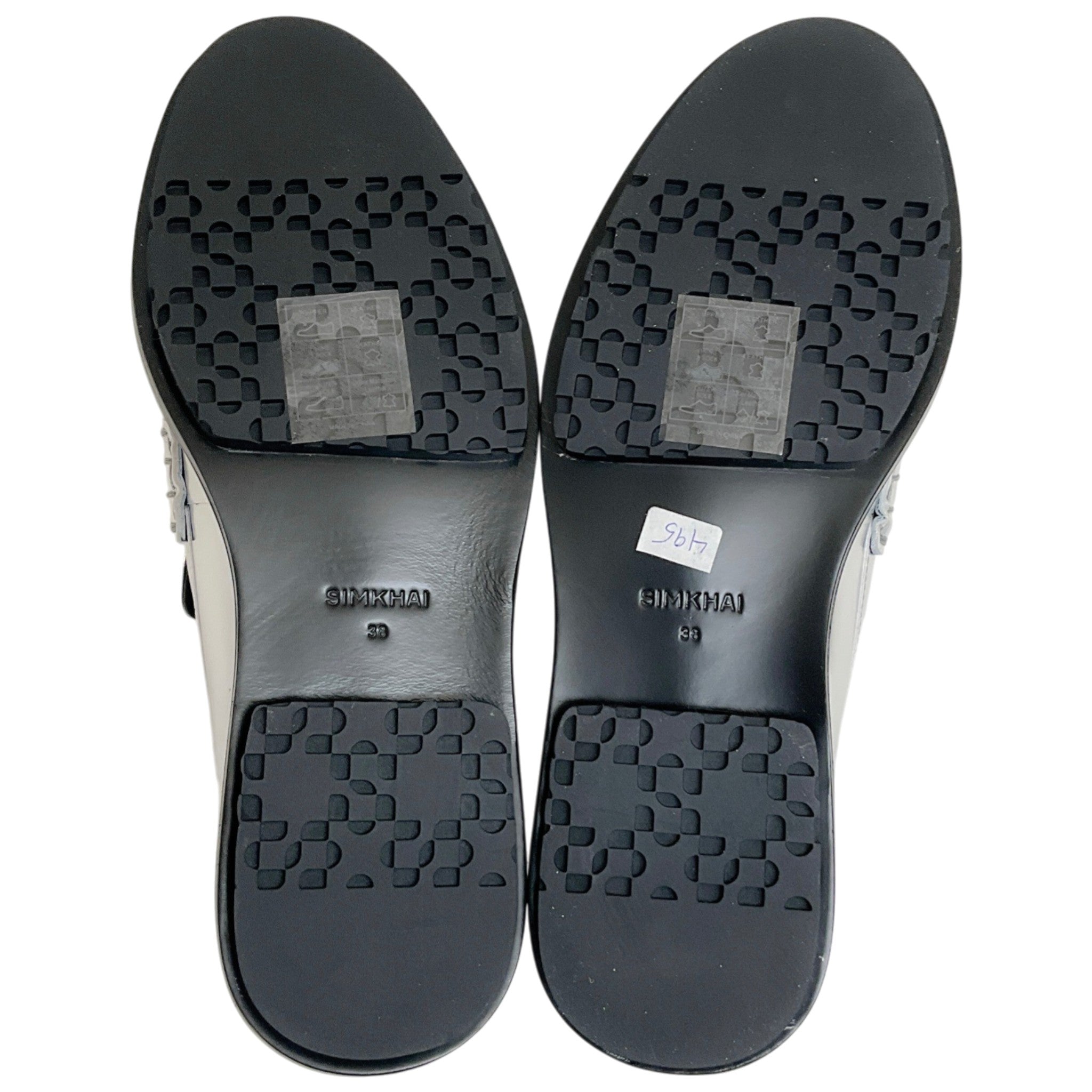 Simkhai Silver Metallic Leather Harper Loafers