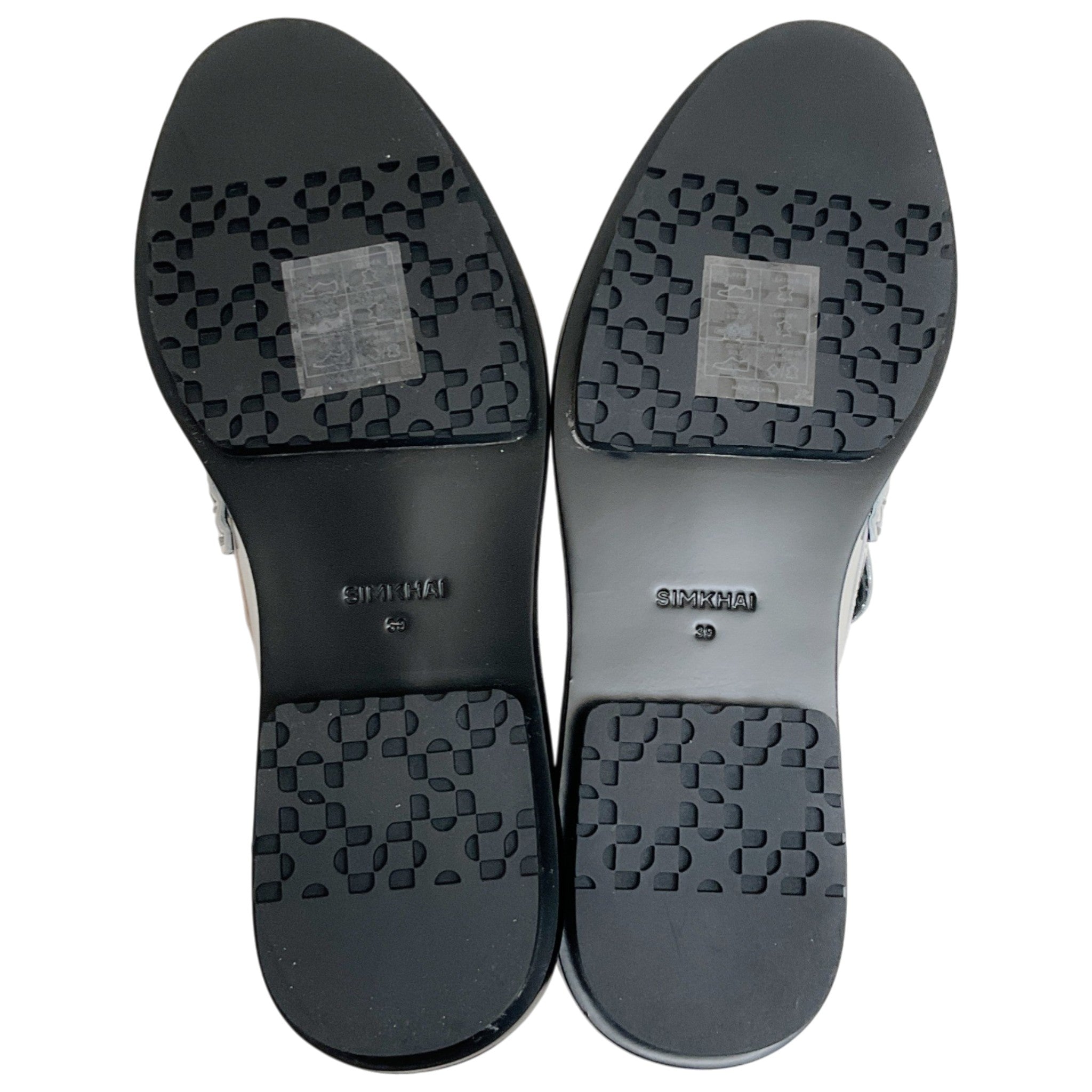 Simkhai Silver Metallic Leather Harper Loafers