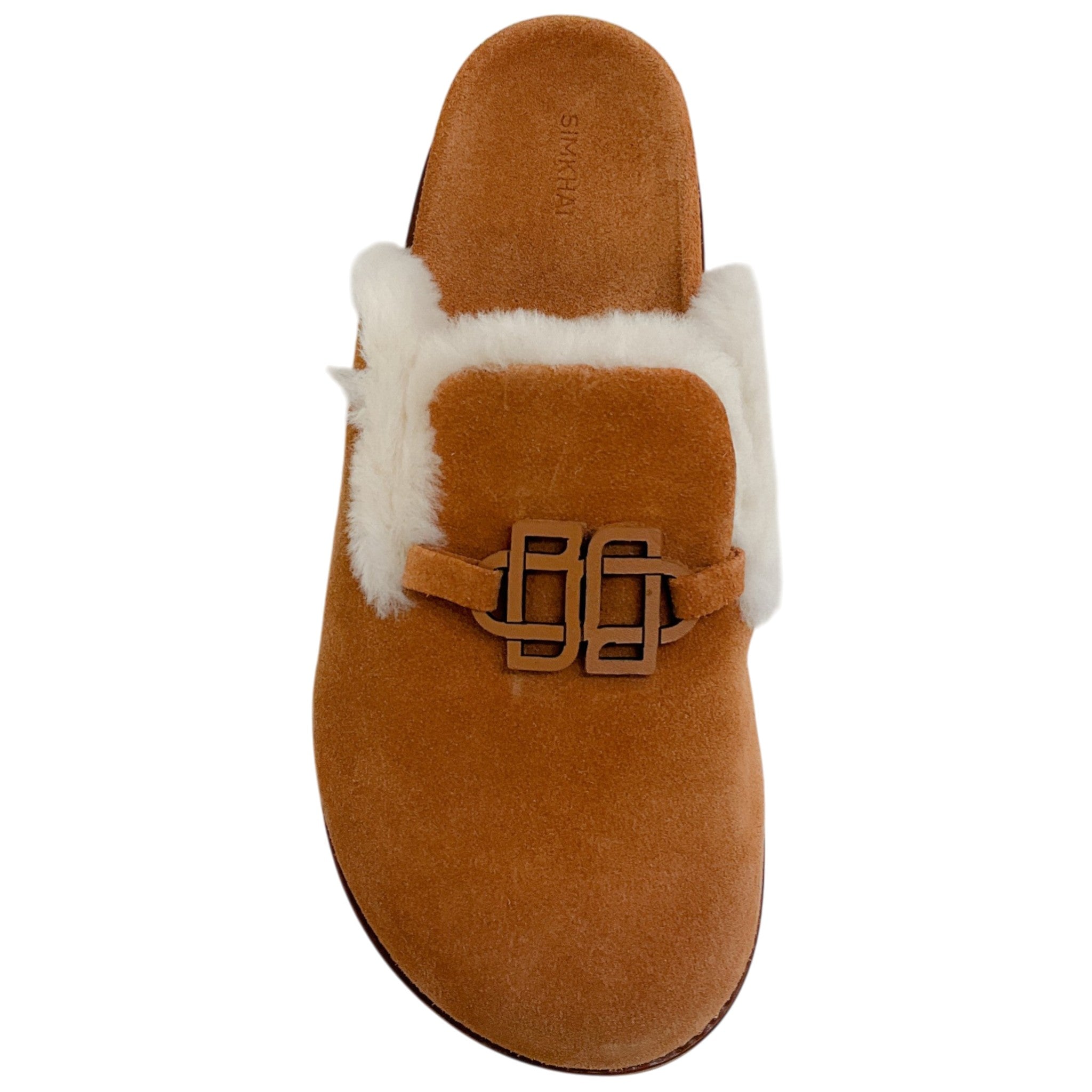 Simkhai Chestnut Suede Shealing Mila Clogs
