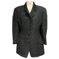 Load image into Gallery viewer, Issey Miyake Black Textured Two Button Blazer Jacket
