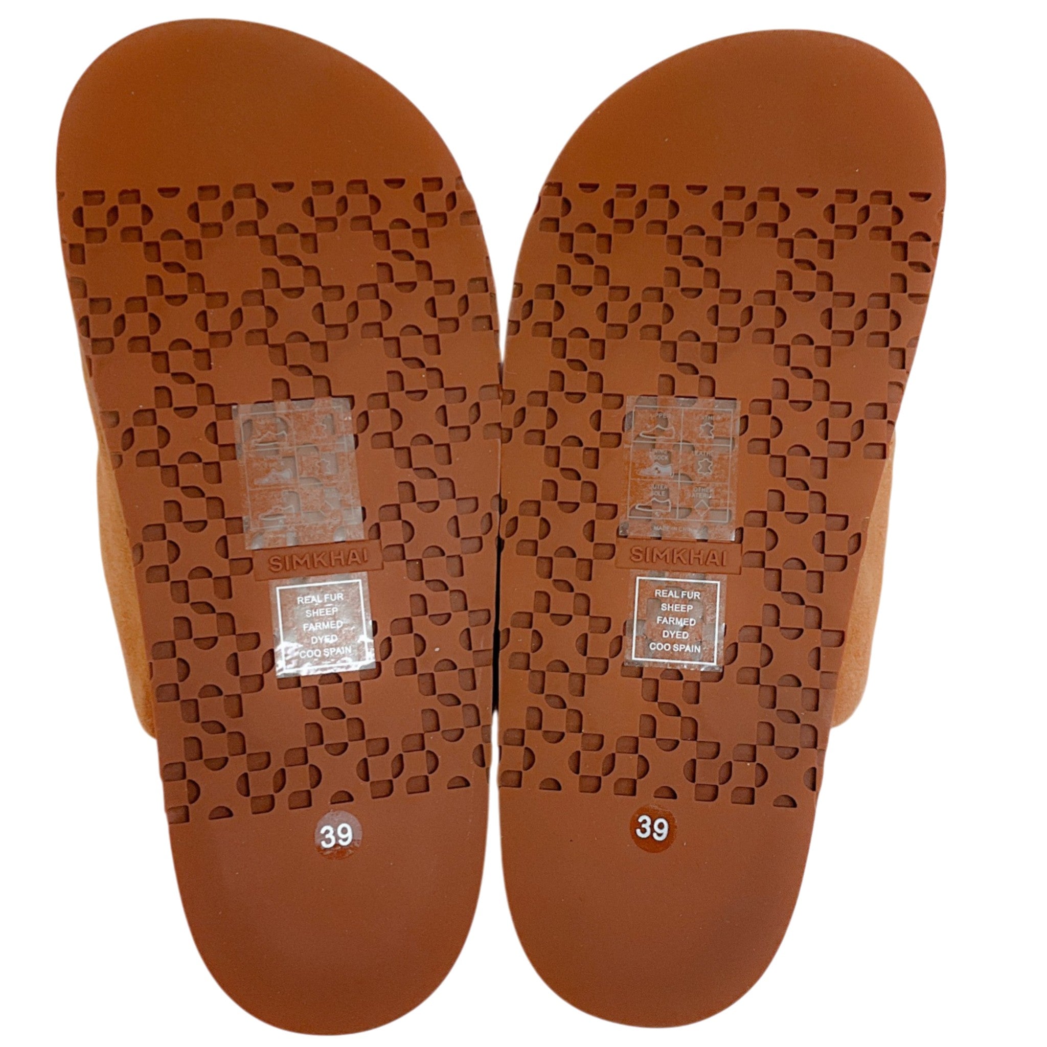 Simkhai Chestnut Suede Shealing Mila Clogs