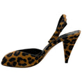 Load image into Gallery viewer, Casadei Cheeta Print Peep Toe Ankle Strap Malesia Pumps
