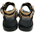 Load image into Gallery viewer, 3.1 Phillip Lim Black / Natural Naya Ankle Wrap Sandals
