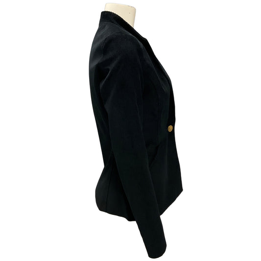 Maison Mayle Black Italian Cotton Corduroy Blazer