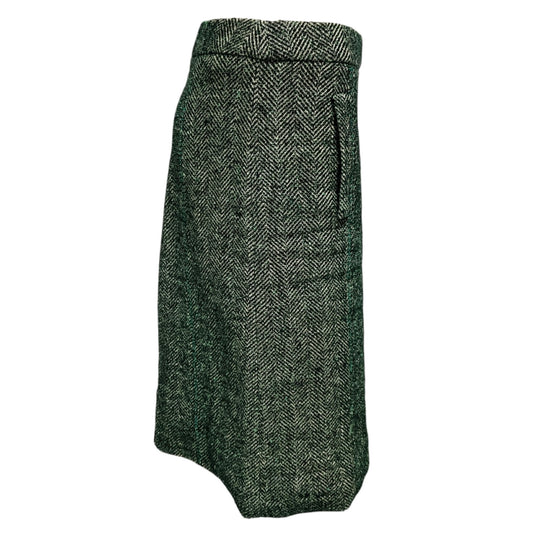 Bottega Veneta Green Multi Tweed Skirt