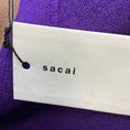 Load image into Gallery viewer, Sacai Purple Cashmere Knit Cardigan Sweater
