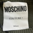 Load image into Gallery viewer, Moschino Couture Olive Green Tulle Detail Ribbed Knit Sweater
